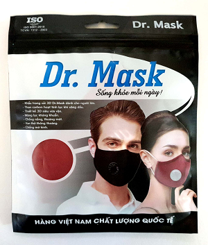 3D Cloth Mask With Valve
